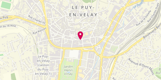 Plan de Ô Belles Images, 44 Rue Chaussade, 43000 Le Puy-en-Velay
