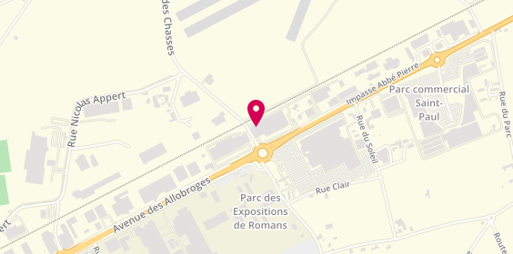 Plan de La Foir'fouille, 20 Rue des Fleurs, 26750 Saint-Paul-lès-Romans