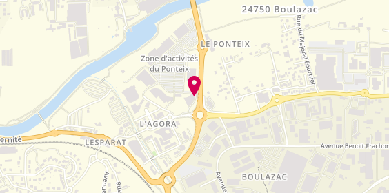 Plan de Les Relais de la Fête, Zone Artisanale du Ponteix Parking du Palio, 24750 Boulazac-Isle-Manoire