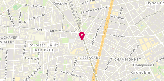 Plan de Espace Revêtements, 39 avenue de Vizille, 38000 Grenoble