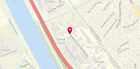 Plan de KARE, 29 avenue de l'Île Brune, 38120 Saint-Égrève