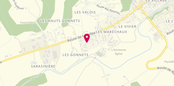 Plan de Philippe Lauro, Les Gonnets Sud, 26390 Hauterives