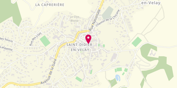 Plan de La Boite à Clous, 24 Rue de l'Hôtel de Ville, 43140 Saint-Didier-en-Velay