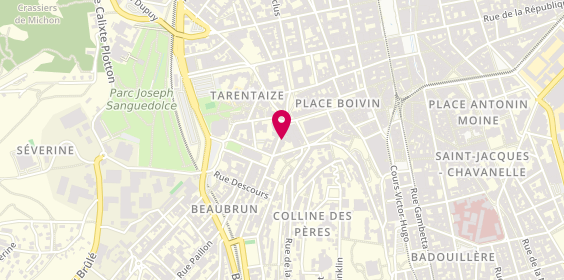 Plan de Bm Retouches, 7 Rue Beaubrun, 42000 Saint-Étienne