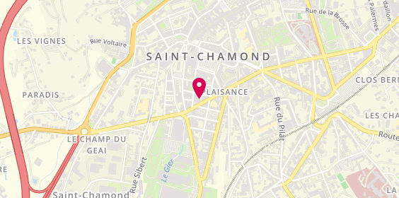 Plan de As Demiral, 26 Bis Rue Gambetta, 42400 Saint-Chamond
