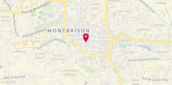 Plan de Mademoiselle Colette, 24 Quai de l'Astrée, 42600 Montbrison