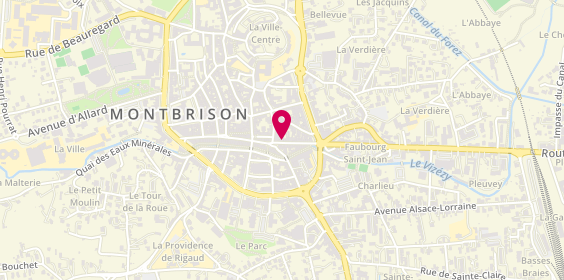 Plan de La Maison de Griotte, 9 Rue Saint-Jean, 42600 Montbrison