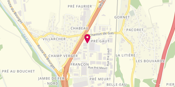 Plan de Le Carrefour du Meuble, Zone Industrielle Voglans 34 Rue Françon, 73420 Voglans
