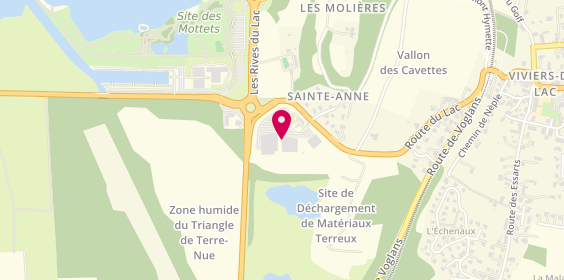 Plan de Centrakor, Zone Industrielle "La Coua, 73420 Viviers-du-Lac