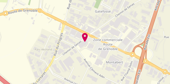 Plan de Menuiseries Lapeyre, 221 Route de Grenoble, 69800 Saint-Priest