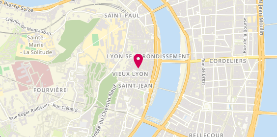 Plan de La Case de Cousin Paul, 36 Rue Saint-Jean, 69005 Lyon