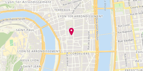 Plan de Sans Contrefaçon, 23 Rue Longue, 69001 Lyon