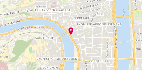Plan de Interior's Lyon - Pêcherie : Meubles et Canapés, 2 Quai de la Pêcherie, 69001 Lyon