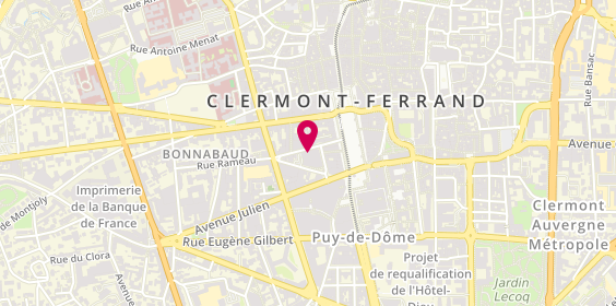 Plan de Carré Blanc, 11 Rue Maréchal Foch, 63000 Clermont-Ferrand