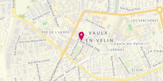 Plan de Home Bazar, 12 Rue Emile Zola, 69120 Vaulx-en-Velin
