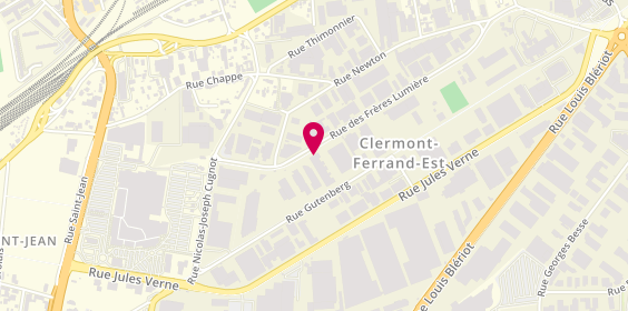 Plan de OD Concept, 10 Rue des Frères Lumière, 63100 Clermont-Ferrand