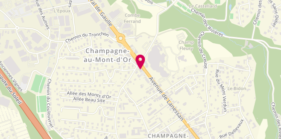 Plan de Bo Concept Limonest, 133 avenue de Lanessan, 69410 Champagne-au-Mont-d'Or