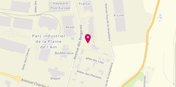 Plan de Aldene Ds, 510 avenue des Bergeries, 01150 Saint-Vulbas