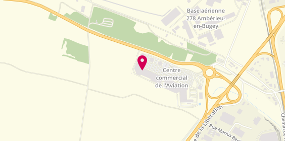 Plan de La Maison d'Ursule, Carrefour Aviation Zone Commerciale, Chemin de l'Aviation
D77e, 01500 Ambérieu-en-Bugey