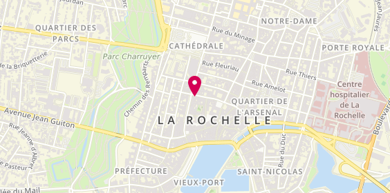 Plan de La Maison d'Ambre, 27 Rue Dupaty, 17000 La Rochelle