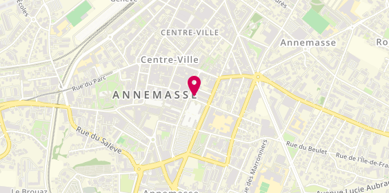 Plan de La Bamboula, 17 avenue Pasteur, 74100 Annemasse