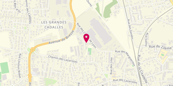 Plan de Ecfv2D, 7 Rue de la Tour, 01000 Saint-Denis-lès-Bourg