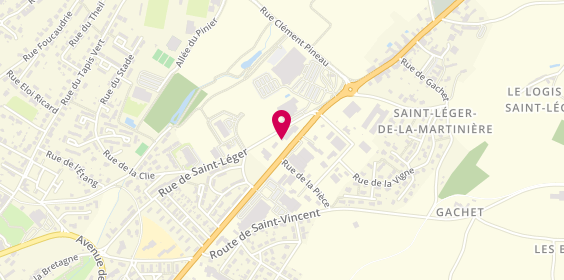 Plan de Flash Deco, 7 Route de Poitiers, 79500 Melle
