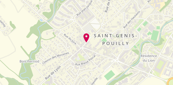 Plan de Poudre d'Etoiles, 8 Rue de Gex, 01630 Saint-Genis-Pouilly