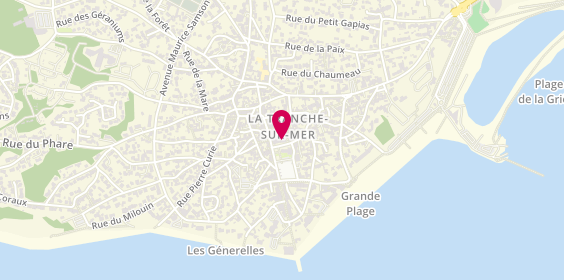 Plan de La Cerise Sur la DécÔ, 4 Rue des Halles, 85360 La Tranche-sur-Mer