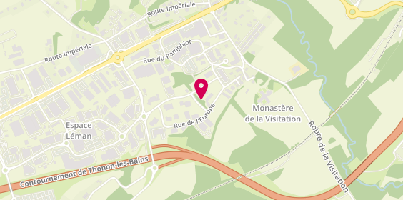 Plan de Atelier MLD, 17 Bis rue de l'Europe, 74200 Thonon-les-Bains