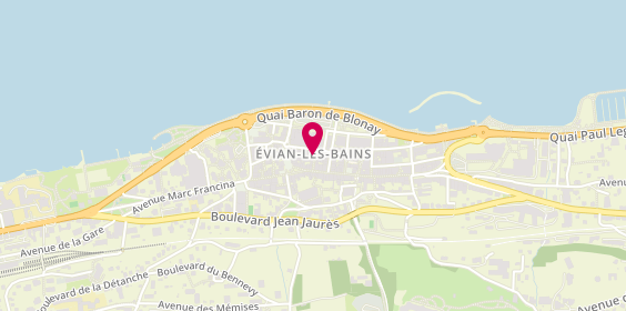 Plan de EclectiQ, 5 Rue du Théatre, 74500 Évian-les-Bains