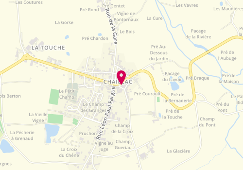 Plan de Rene And Edith Brocante, 8 place du Bosquet, 36310 Chaillac