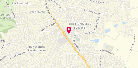 Plan de Le Phare Bleu, 7 Rue de l'Église, 85470 Bretignolles-sur-Mer