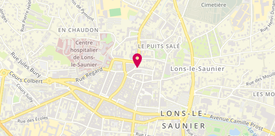 Plan de Delsigner 8'48, 34 Rue de la Comédie, 39000 Lons-le-Saunier