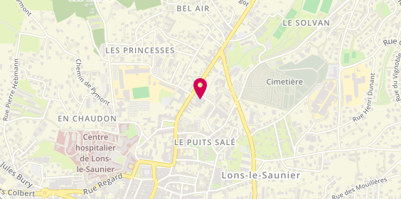 Plan de Socoda, 310 Rue Georges Trouillot, 39000 Lons-le-Saunier