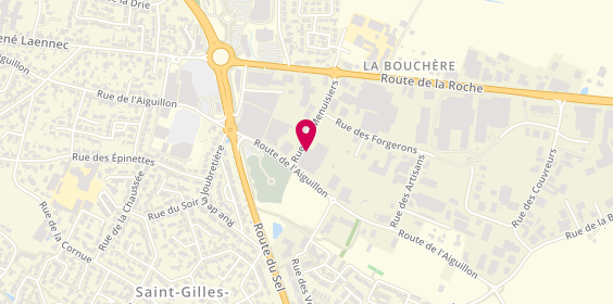 Plan de Depot Vente Seguin Meubles, 13 Rue des Menuisiers, 85800 Saint-Gilles-Croix-de-Vie