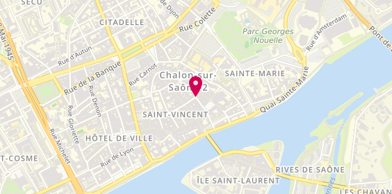 Plan de L'Instant T, 14 Rue du Blé, 71100 Chalon-sur-Saône