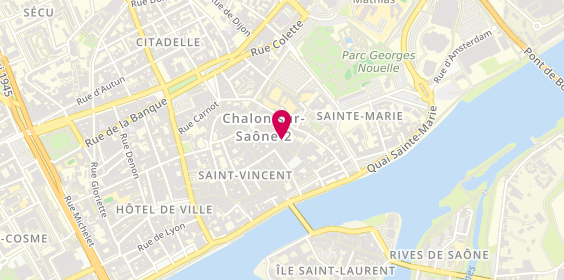 Plan de Lilou & Charly, 18 Rue Aux Fèvres, 71100 Chalon-sur-Saône