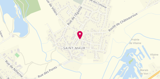 Plan de Centrakor, Zone Aménagement Cap Sud, 36250 Saint-Maur