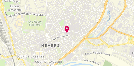 Plan de DOCKS DU BLANC - Nevers, 5 Bis Rue Saint-Martin, 58000 Nevers