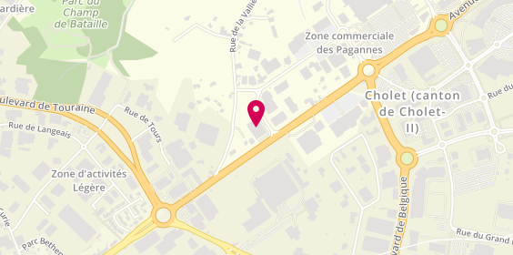 Plan de Conforama, avenue Edmond Michelet, 49300 Cholet