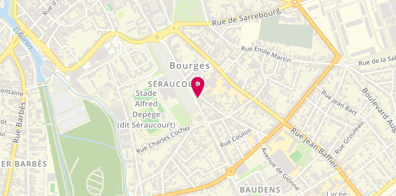 Plan de Charles Pascal, 41 Rue de Séraucourt, 18000 Bourges