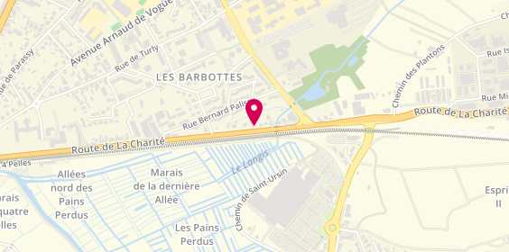 Plan de Jourdain et Fils, 153 Route de la Charité, 18000 Bourges