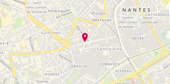 Plan de Maxi Bazar, 18 Rue du Calvaire, 44000 Nantes