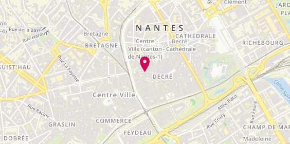 Plan de Sous Les Étoiles Exactement, 13 Rue des Carmes, 44000 Nantes