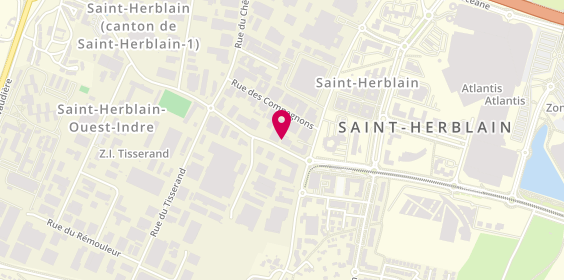 Plan de Point Literie - Literie Dépôt - Solution Lit, 4 Rue du Charron, 44800 Saint-Herblain