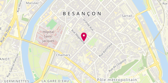 Plan de BOUVARD Philippe, 35 Rue Mégevand, 25000 Besançon