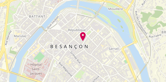 Plan de La Maison des Fées, 5 Rue Morand, 25000 Besançon