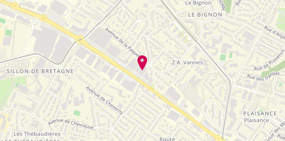 Plan de Interior's Nantes : Meubles et Canapés, 232 Route de Vannes, 44700 Orvault
