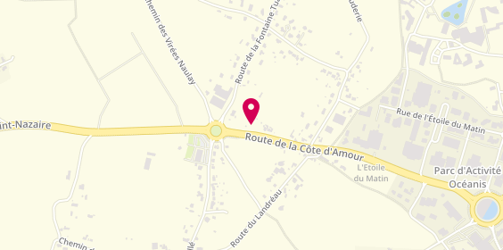 Plan de Jardinerie Leroux, 404 Route de la Côte d'Amour, 44600 Saint-Nazaire